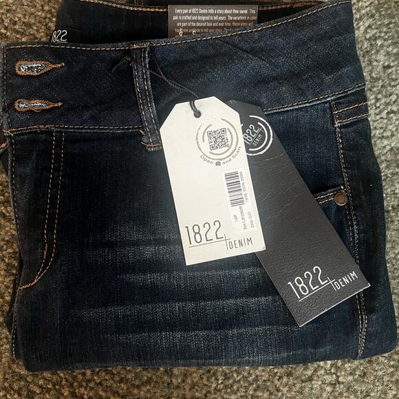 1822 Ankle Skinny Jeans Size 14P plus size Petite NWT - Picture 5 of 6